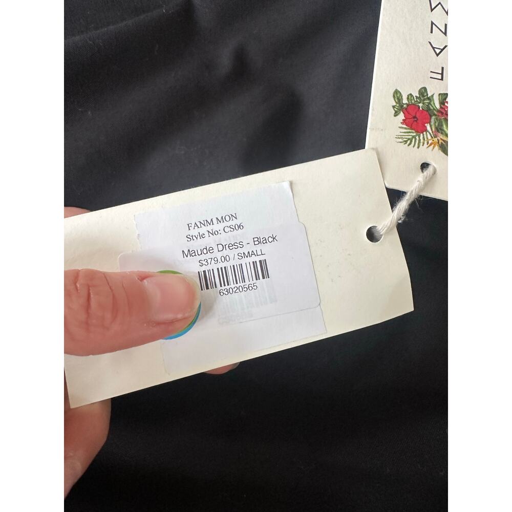 Fanm Mon Maude Dress in Black Small NWT - Picture 9 of 10
